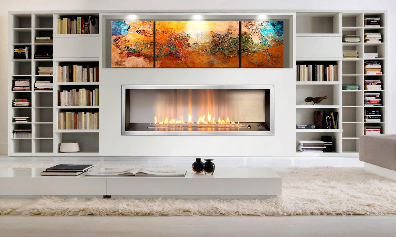 The advantages of flueless gas fireplaces