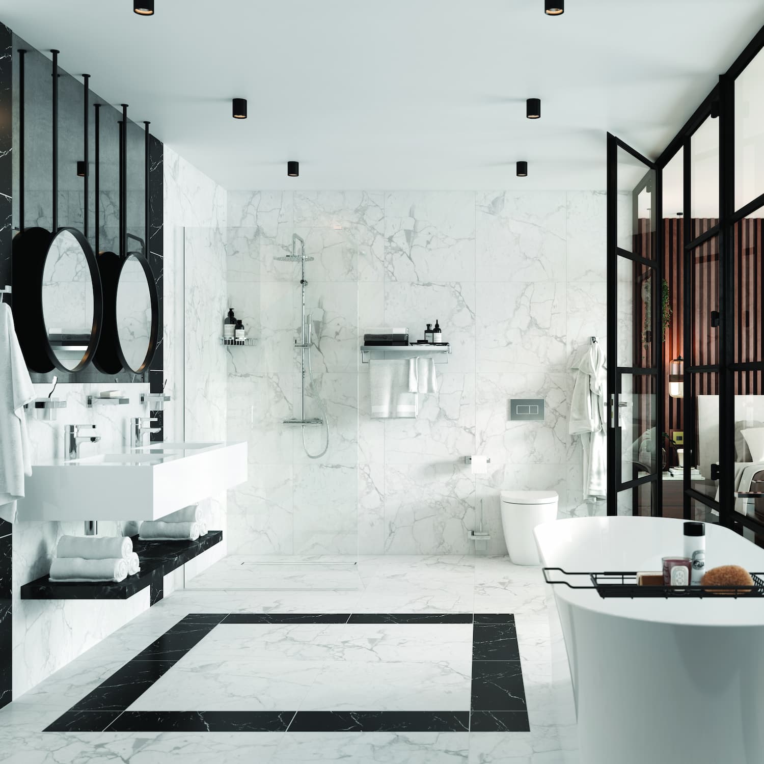 Franke’s range of beautiful bathroom accessories