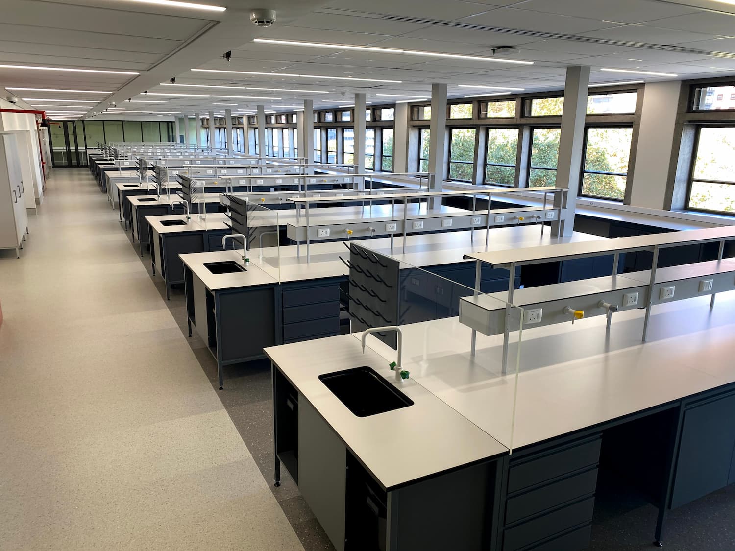 Laboratory furniture, fume cupboards and extraction systems