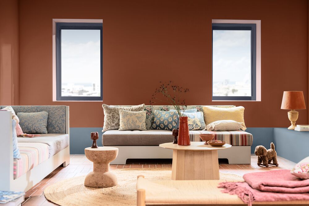 Festive living room transformations