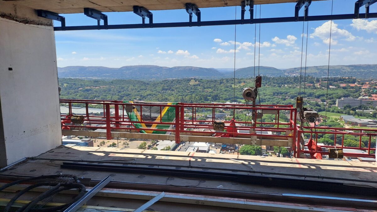 Sky High: SkyJacks engineers bespoke suspended access for Joburg high-rise refurbishment